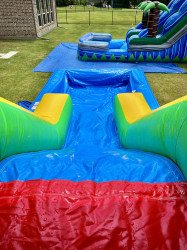 2020wet20with20pool4 1689815634 ❇️ #20 Emerald Peak Bounce House Slide W/Large Pool (Wet)