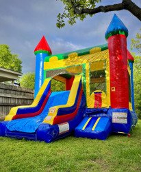 🌈 #22 Rainbow Bounce House Slide (Dry)