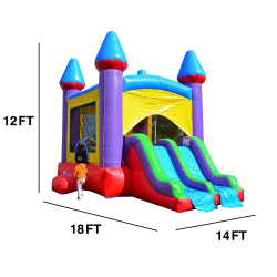 Jelly20Bean20dry203 1698283468 🍬 #28 Jelly Bean Castle Bounce House Slide Combo (Dry)