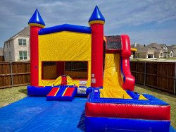 IMG 3740 1706239586 😎 #24 Golden Fortress XL Bounce House Slide W/Pool (Wet)