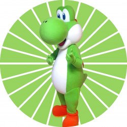 Yoshi Dinosaur Mascot