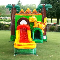 🦕 #29 Dinosaur XL 4in1 Bounce House Slide Wet/Dry