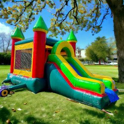 ❇️ #20 Emerald Peak Bounce House Thrilling Slide (Dry)