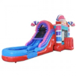 candyshop202 1706241367 Candy Crush X-Large 5in1 Bounce House Slide Wet/Dry