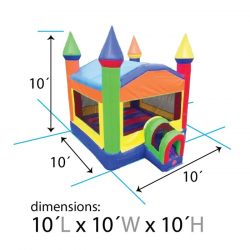 inflatable bounce house rainbow compact dimensions 1.jpg 1708551824 🧡 #17 Adventure Zone 10’ Compact Bounce House