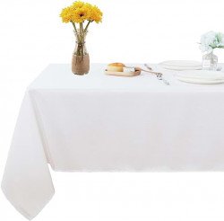 Table Cloth Rectangular White