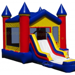 2E3CAC51 EB5E 48B7 983F 99679ED298D0 1712796651 ⚜️#12 Royal Skyline Castle Bounce House Slide W/Pool (Wet)