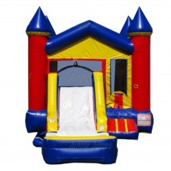 BA35022A DCC6 4B13 96E2 148DEB06B4C0 1712796650 ⚜️#12 Royal Skyline Castle Bounce House Slide W/Pool (Wet)