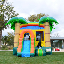 tropical20breeze20dry202 1712700880 #13 Tropical Breeze Bounce House Slide (Dry)