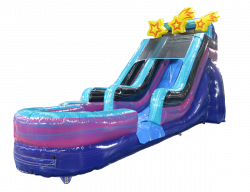 18 Galaxy Voyager Inflatable Slide Wet/Dry