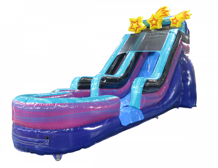 18 Galaxy Voyager Inflatable Slide Wet/Dry