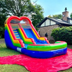 #36 Color Splash 15ft Extra Wide Lane Waterslide W/Attached 