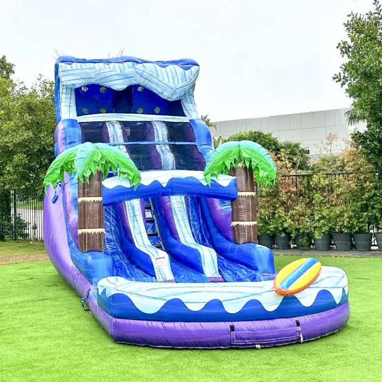 Surf Beach 17ft Double Lane Waterslide