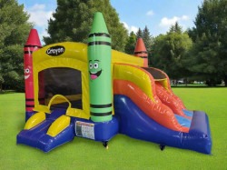 462548309 8428531920578404 5137574477262549418 n 1729558353 🌟T4 Toddler Mini Crayon Bounce House Slide