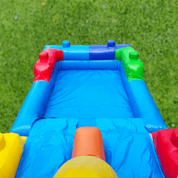 HKC 🧱 Lego Block Party Bounce House Waterslide Combo (Wet)