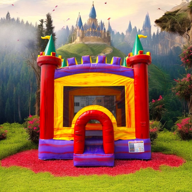 🏰 #10 Royal Red Castle Bounce House