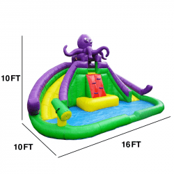 IMG 1289 1730904140 Junior Monster Octopus Waterpark W/Splash Pool