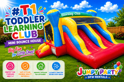 #T1 Toddler Learning Club Mini Bounce House