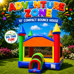 🧡 #17 Adventure Zone 10’ Compact Bounce House