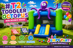 #T2 Toddler Octopus Mini Bounce House