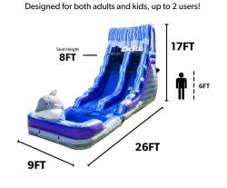 979F746E C8CC 42CA 942E 74AE340E072E 1784523680 #40 🐬 NEW 🌟 Feel the Rush | Dolphin Splash Waterslide with Deep Splash Pool (Wet) 🥇