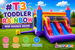 #T3 Toddler Rainbow Mini Bounce House