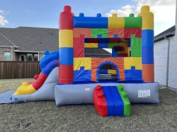 IMG 0816 1730152755 #29 Lego Block Party Bounce House With Slide (Dry)