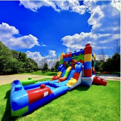 IMG 0923 1730153483 #29 Block Party Bounce House with Waterslide & Splash Pool (Wet)