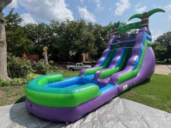 IMG 9004 1783518189 #34 🌴 Top Pick | Purple Tropical Waterslide with Pool (Wet) 🥇⭐