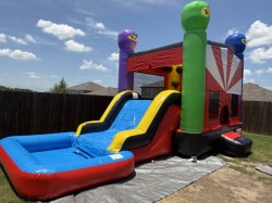 IMG 9165 1783391148 1 🥷#39 Ninja Warrior Bounce House Waterslide
