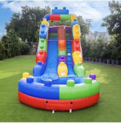 IMG 9473 1783655743 #41 🧱 NEW 🌟 Level Up the Fun | Block Theme Waterslide with Deep Splash Pool (Wet) 🥇