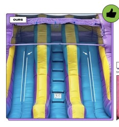IMG 9640 1784069818 #42 🍭 NEW 🌟 Race to the Splash | Popsicle Dual Lane Waterslide with Pool (Wet) 🥇⭐