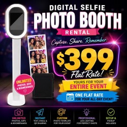 📸 Digital Selfie Photo Booth Rental