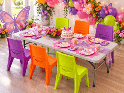 Kids' Multicolor Tables & Chairs Set